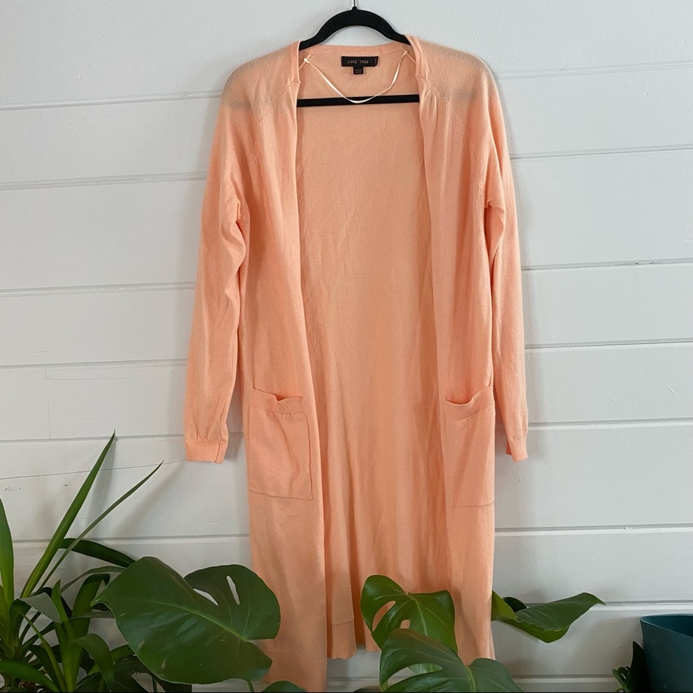 Love Tree Long Cardigan